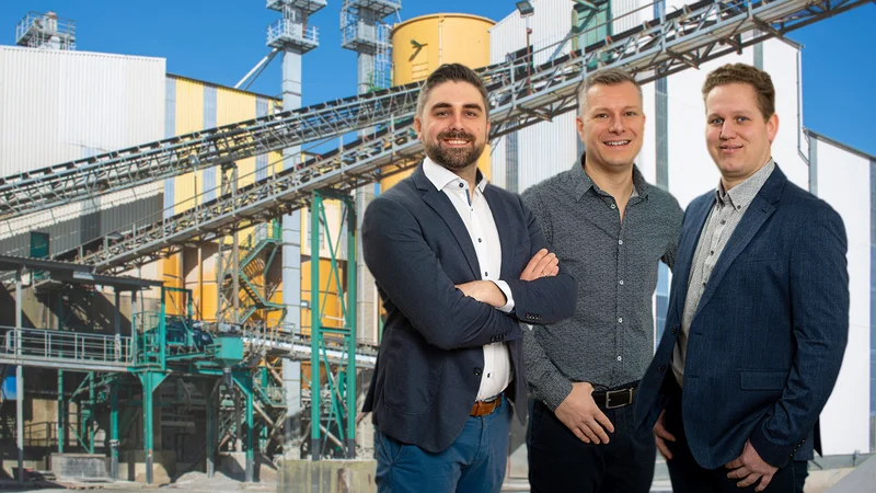 Gruppenfoto der Betriebsleitung des Werkes Dorsten